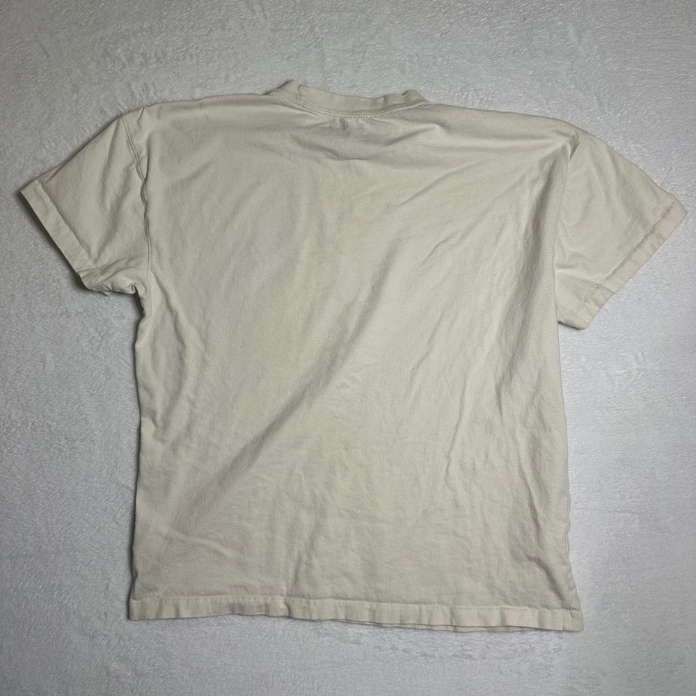 Abercrombie & Fitch Soft A&F Essentials T-Shirt Mens XXL Cream Off White Tee - Picture 2 of 5